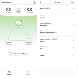 Using the My Mesh app for Mesh wifi setup