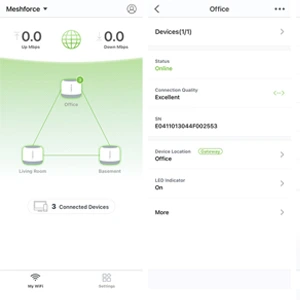 Mesh wifi setup